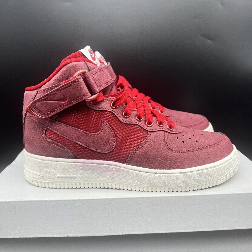 Nike Air Force 1 Level 8 Mid LV8 Sneakers 820342-600 Youth Shoe Sizes 5.5Y - 6Y - Picture 1 of 8